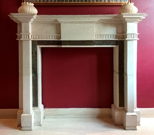 marble fireplace mantle